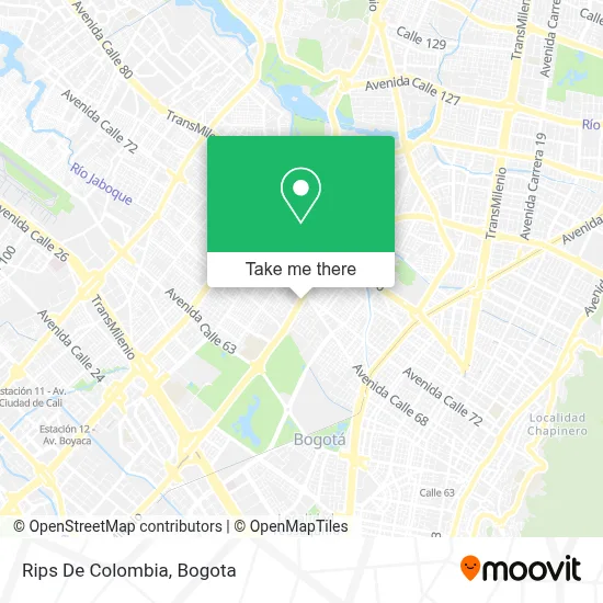 Rips De Colombia map