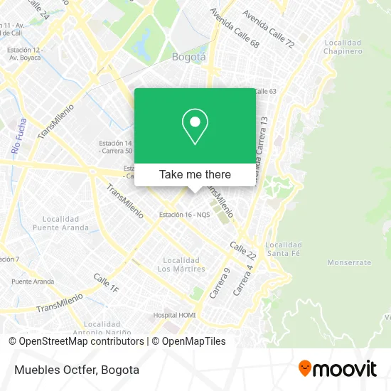 Muebles Octfer map