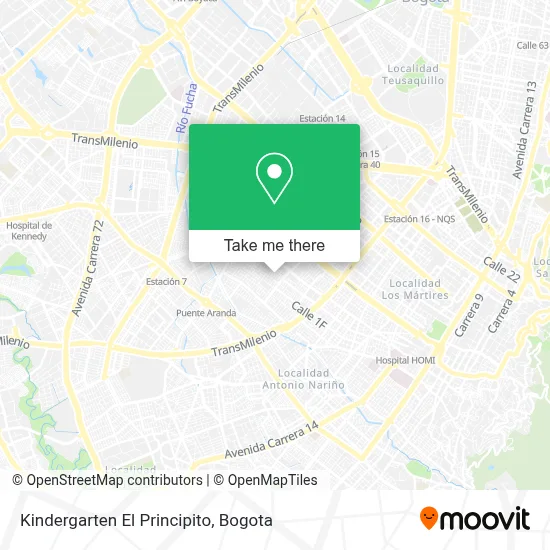 Kindergarten El Principito map