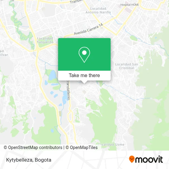 Kytybelleza map