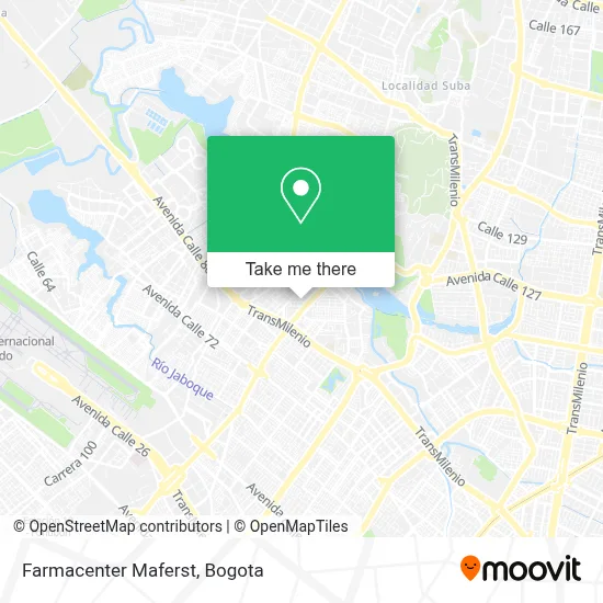 Farmacenter Maferst map