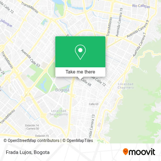 Frada Lujos map