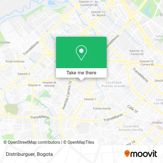 Distriburguer map