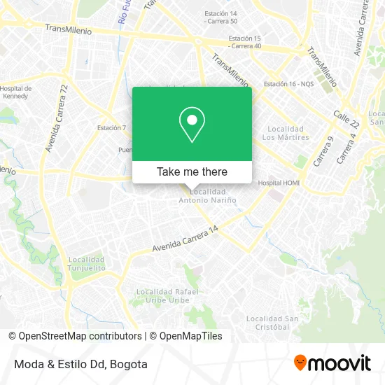 Moda & Estilo Dd map