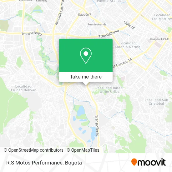 R.S Motos Performance map
