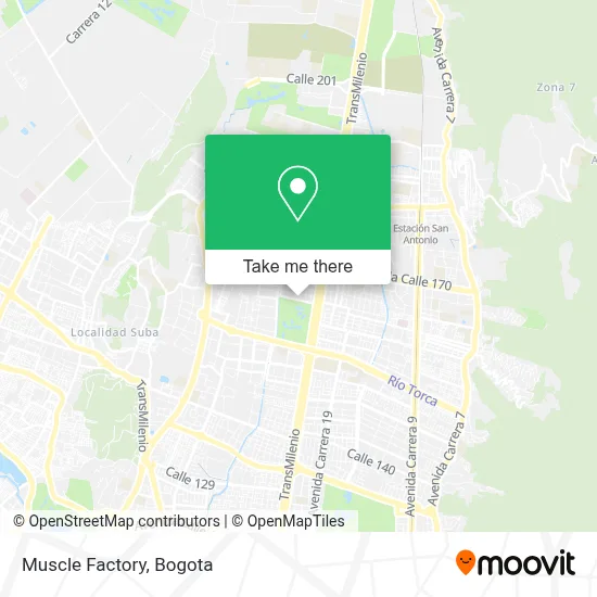 Muscle Factory map