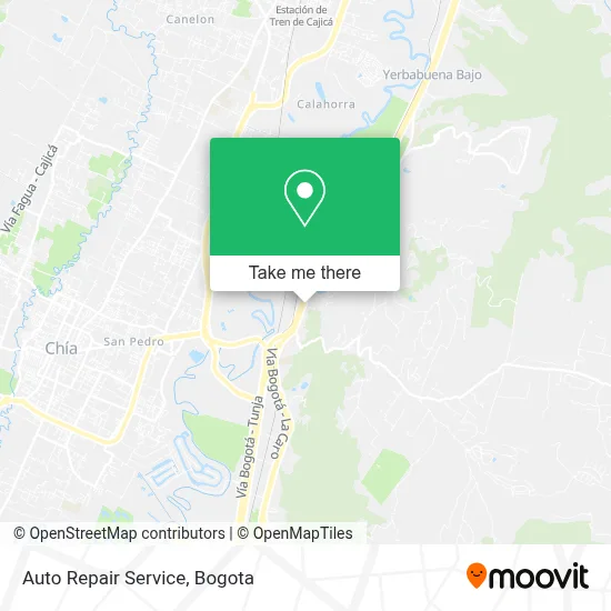Auto Repair Service map