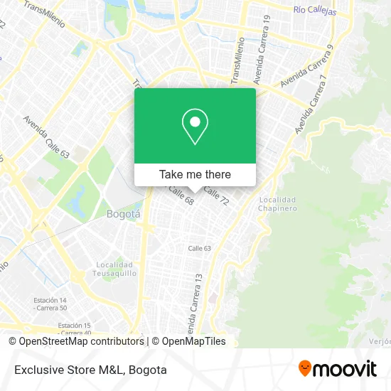 Exclusive Store M&L map