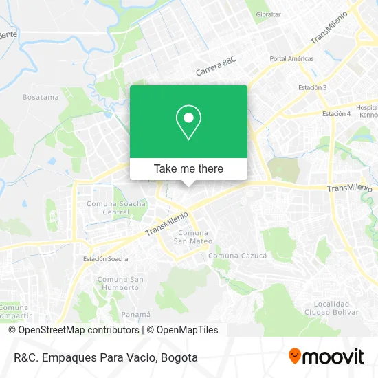 R&C. Empaques Para Vacio map