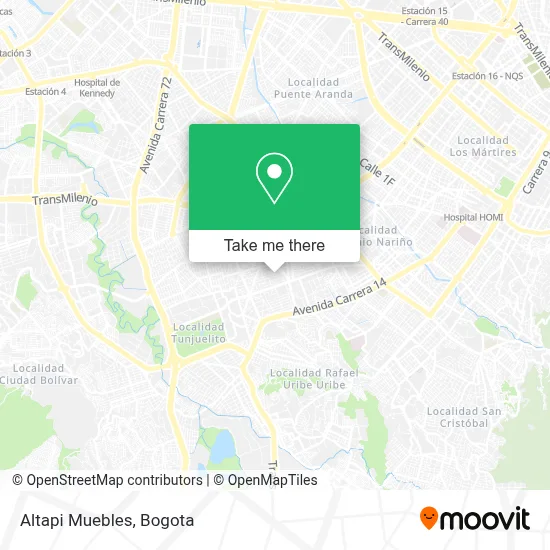 Altapi Muebles map