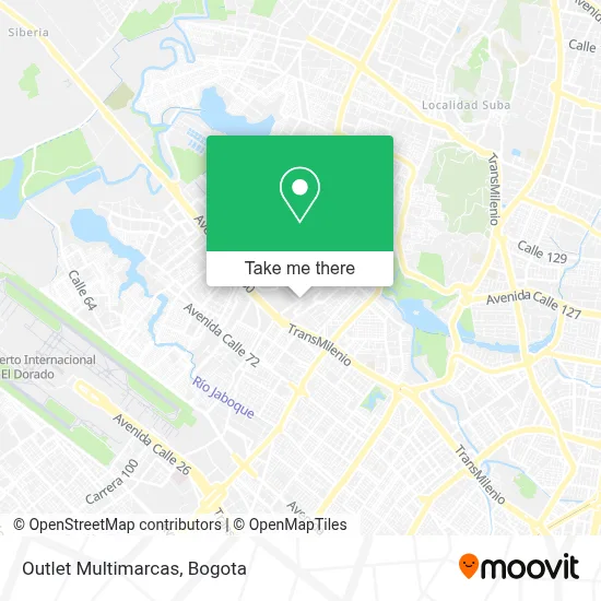 Outlet Multimarcas map
