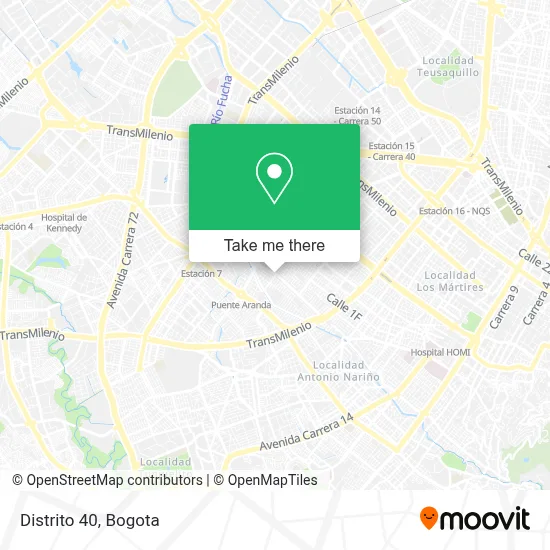 Distrito 40 map