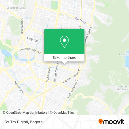 Rx-Tm Digital map