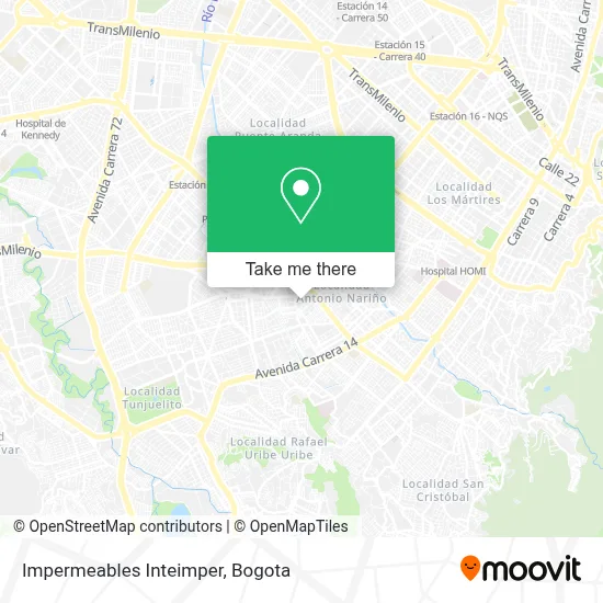 Impermeables Inteimper map