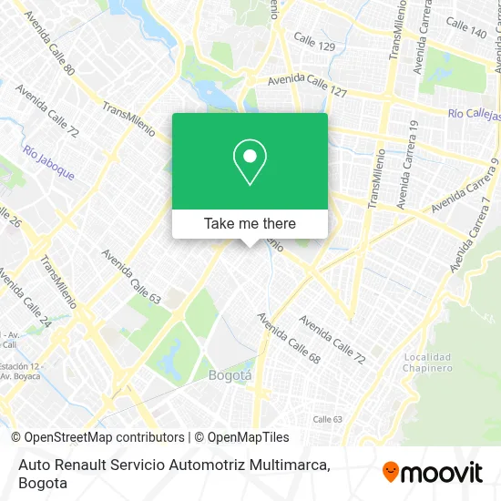 Auto Renault Servicio Automotriz Multimarca map