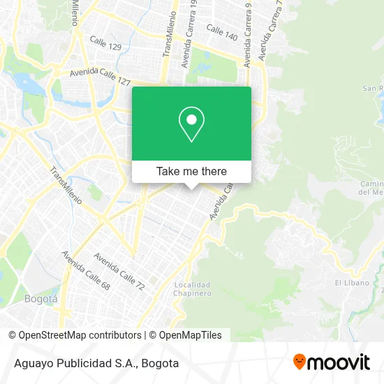 Aguayo Publicidad S.A. map