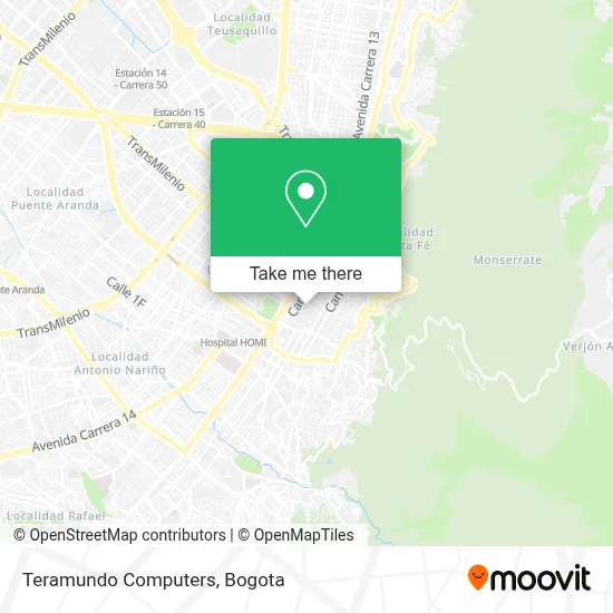 Teramundo Computers map
