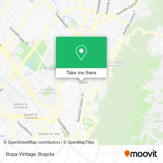 Ropa Vintage map