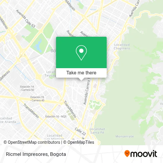 Ricmel Impresores map