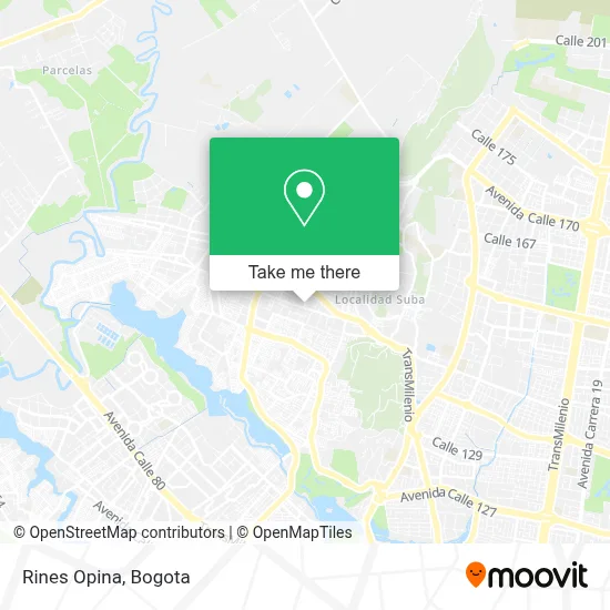 Rines Opina map