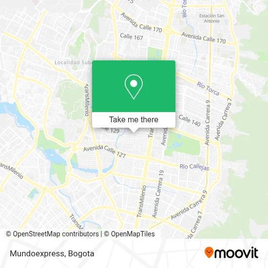 Mundoexpress map
