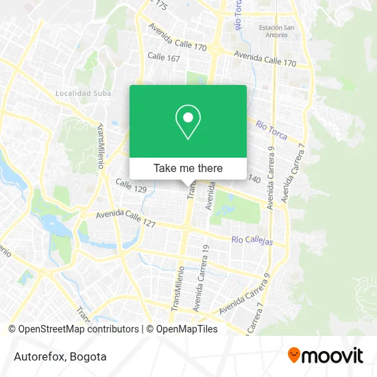 Autorefox map