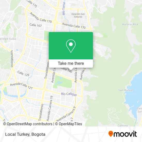 Local Turkey map