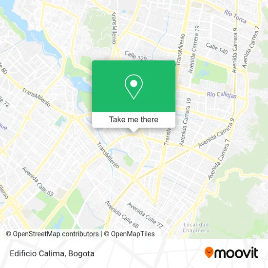 Edificio Calima map