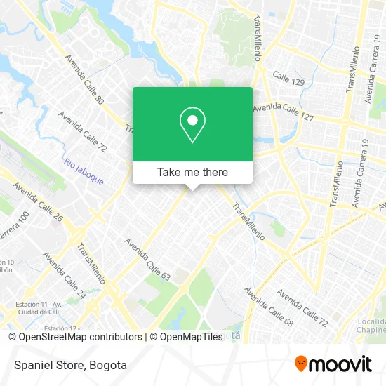 Spaniel Store map