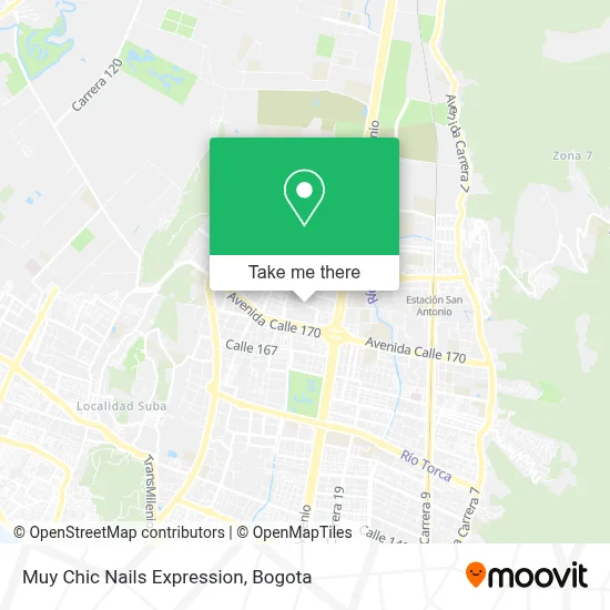 Muy Chic Nails Expression map