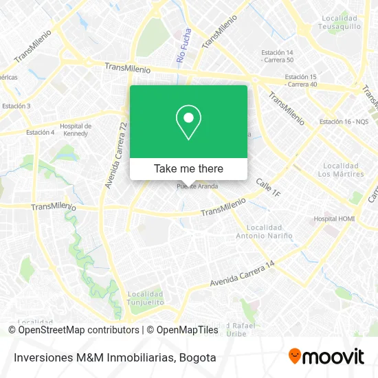Inversiones M&M Inmobiliarias map