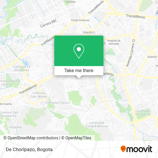 De Choripazo map