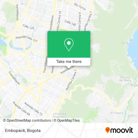 Embopack map