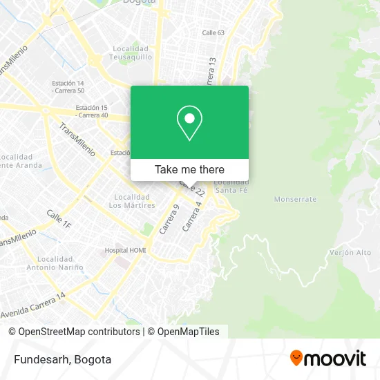 Fundesarh map
