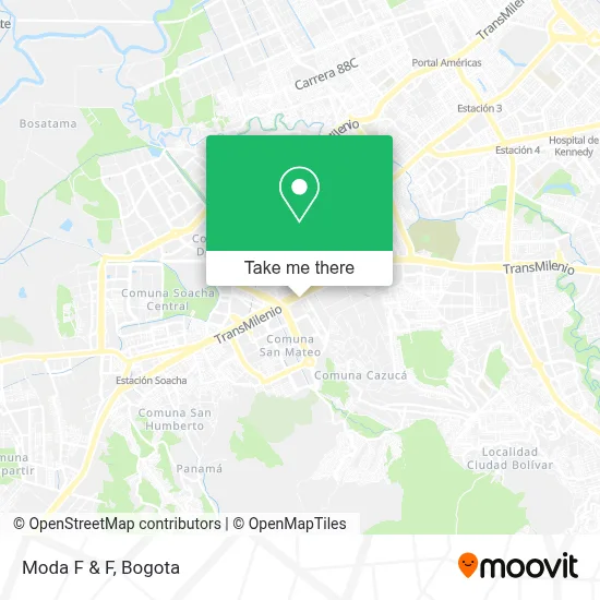 Moda F & F map