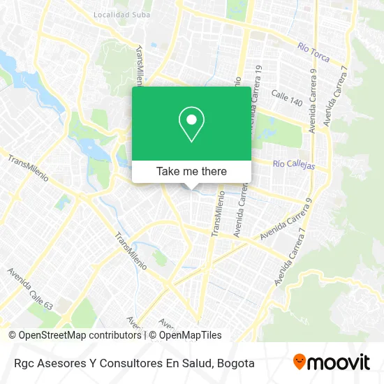Rgc Asesores Y Consultores En Salud map