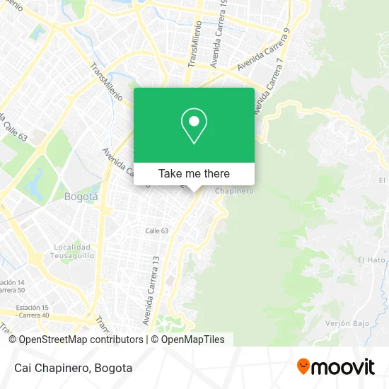 Cai Chapinero map