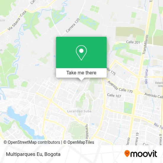 Multiparques Eu map
