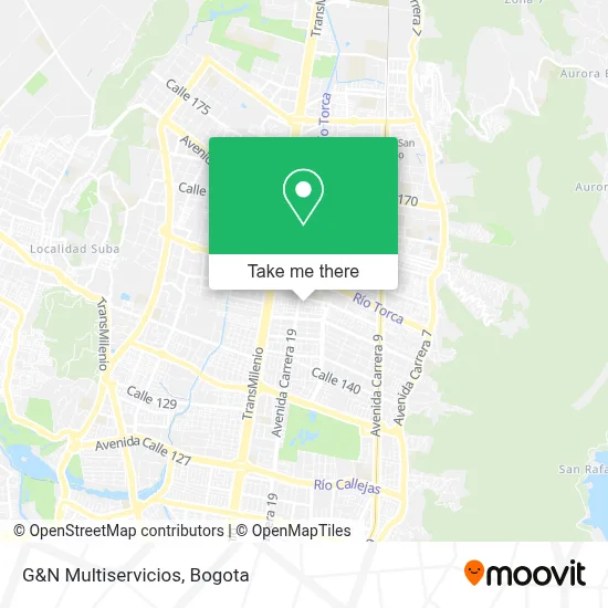 G&N Multiservicios map
