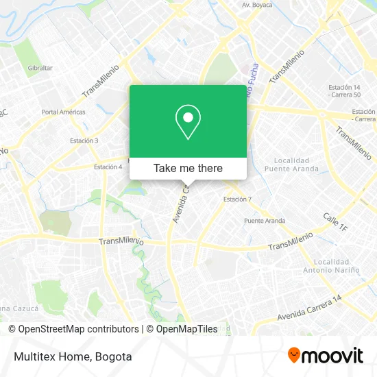 Multitex Home map