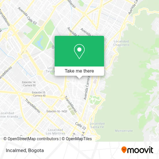 Incalmed map
