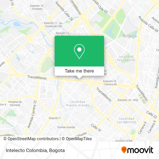 Intelecto Colombia map