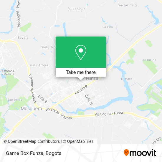 Game Box Funza map