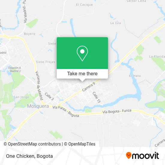 One Chicken map