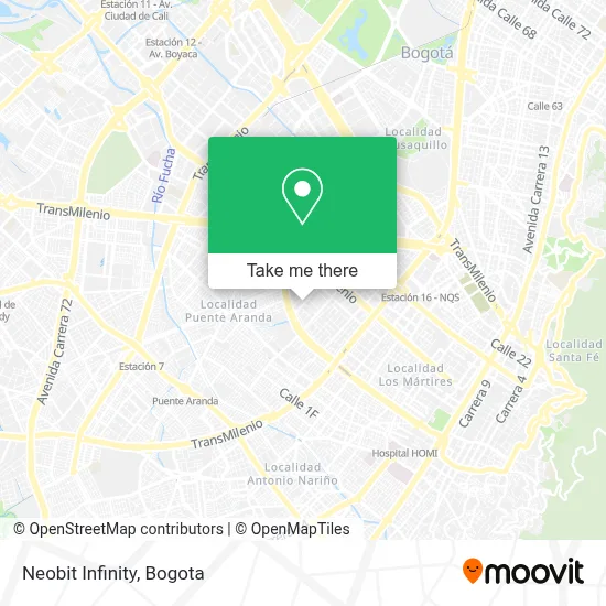 Neobit Infinity map