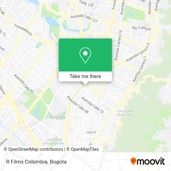 R Films Colombia map