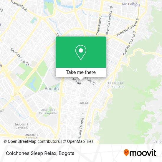 Colchones Sleep Relax map