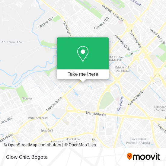 Glow-Chic map