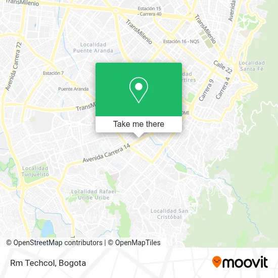 Mapa de Rm Techcol