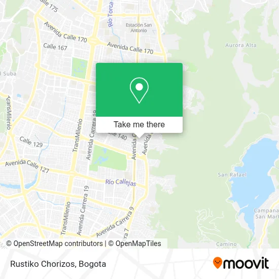 Rustiko Chorizos map